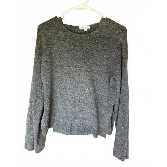 Cozy Gray Knit Sweater - Small - Picture 1 of 3